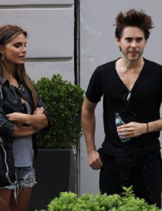 Jared Leto and Nina Senicar