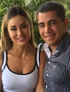 Letícia Santiago and Miguel Corrêa