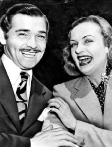 Carole Lombard and Clark Gable