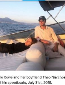 Camille Rowe and Theo Niarchos  (Art Dealer)