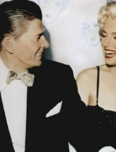 Ronald Reagan and Marilyn Monroe