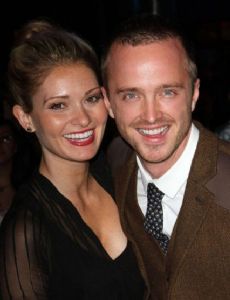 Aaron Paul and Lauren Parsekian