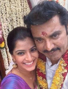 R. Sarathkumar and Chaya (X)