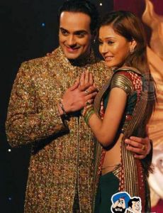 Angad Hasija and Sara Khan