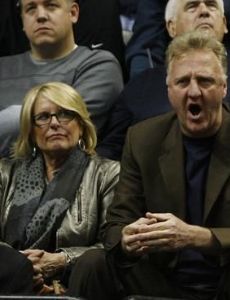 Larry Bird and Dinah Mattingly