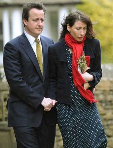 David Cameron and Samantha Cameron