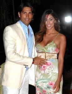 Belén Rodríguez and Marco Borriello