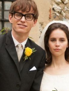 Felicity Jones and Eddie Redmayne