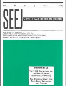 Slavic and East European Journal