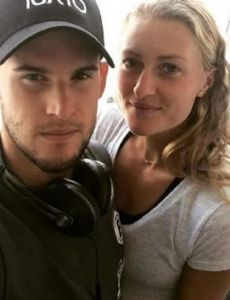Dominic Thiem and Kristina Mladenovic