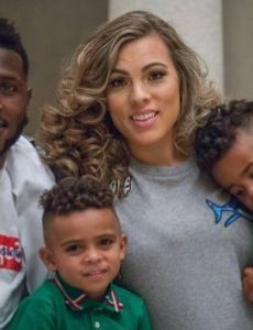 Antonio Brown and Chelsie Kyriss