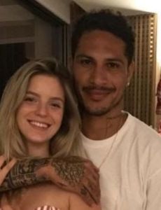 Paolo Guerrero and Thaisa Leal