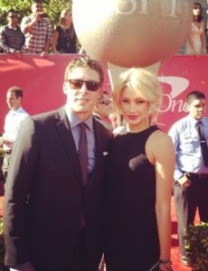 Joffrey Lupul and Kristin Vahl