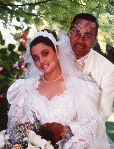 Jonah Lomu and Tanya Rutter
