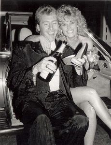 Frank McAvennie and Jenny Blyth
