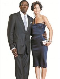 Nikki Park and Wesley Snipes