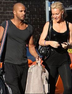 Natalie Lowe and Ricky Whittle