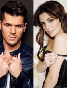 Mickael Carreira and Marta Leite Castro