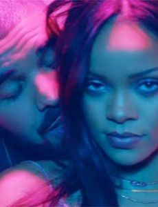 Aubrey Graham and Rihanna
