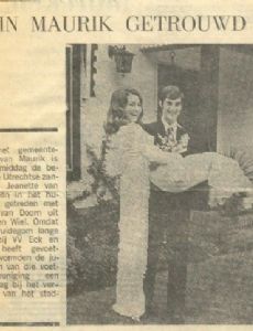 Jeannette van Zutphen and Gerrit Van Doorn