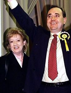 Alex Salmond and Moira Salmond