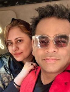 A.R. Rahman and Saira Banu
