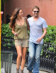 Gerard Butler and Morgan Brown (interior designer)