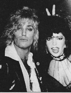Robbin Crosby and Apollonia Kotero