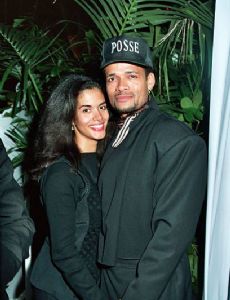 Mario Van Peebles and Lisa Vitello