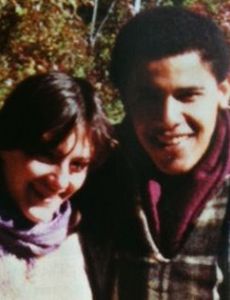 Barack Obama and Genevieve Cook
