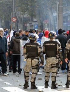 Belgrade anti-gay riot