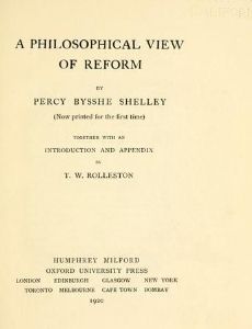 A Philosophical View of Reform