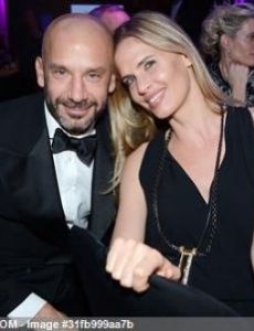 Gianluca Vialli and Cathryn White-Cooper