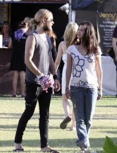Natassia Malthe and Jared Leto