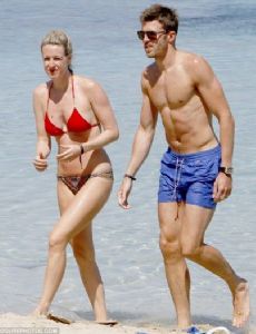 Michael Carrick and Lisa Roughead