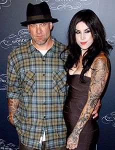 Jesse James and Kat Von D