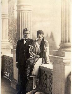 Crown Prince Carol II Romania and Princess Helena Of Greece