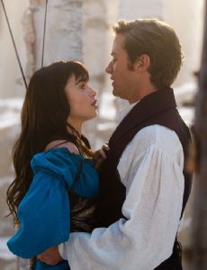 Lily Collins and Armie Hammer