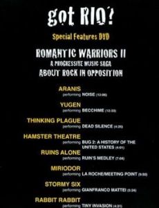 Romantic Warriors II: Special Features DVD