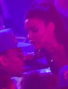 Anara Atanes and Chris Brown