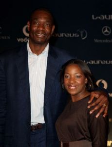 Dikembe Mutombo and Rosario Mutumbo