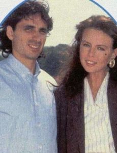 Paola Perego and Andrea Carnevale