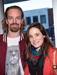 Maxime Le Flaguais and Caroline Dhavernas