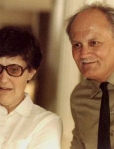 Árpád Göncz and Mária Zsuzsanna Göntér
