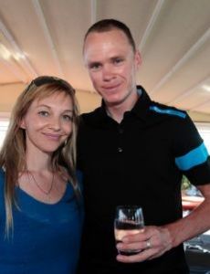 Chris Froome and Michelle Cound