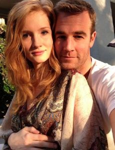 James Van Der Beek and Kimberly Brook