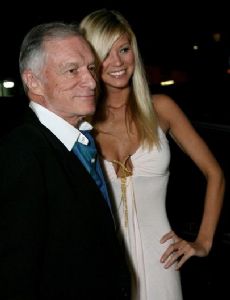Amanda Paige and Hugh M. Hefner