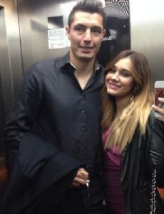 Óscar Cardozo and Laura Soledad