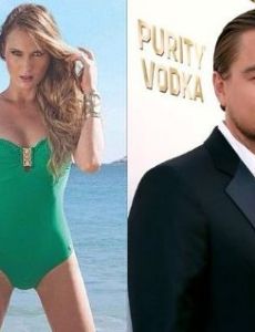Elisa Joenck and Leonardo DiCaprio