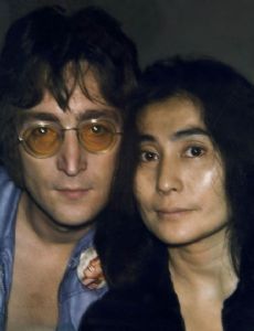 Yoko Ono and John Lennon